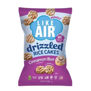 Like Air Drizzled Rice Cakes Cinnamon Bun 4oz 8ct